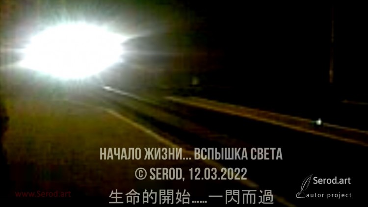 Начало жизни вспышка света - ВИДЕО / Beginning of life a flash of light